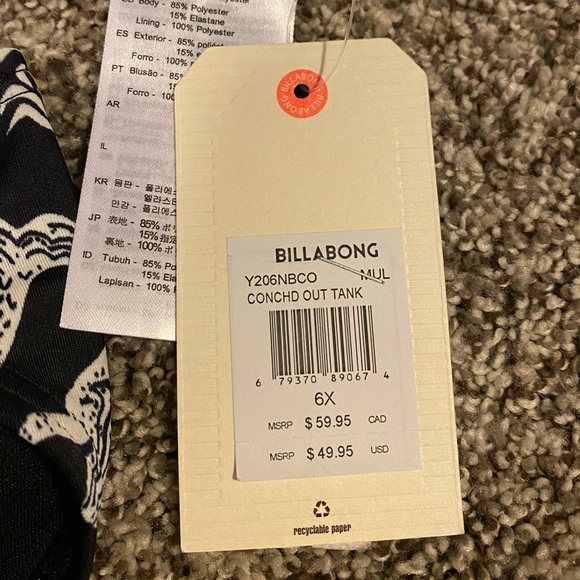 Billabong Girls Sz 6X Swimsuit - Picture 5 of 5